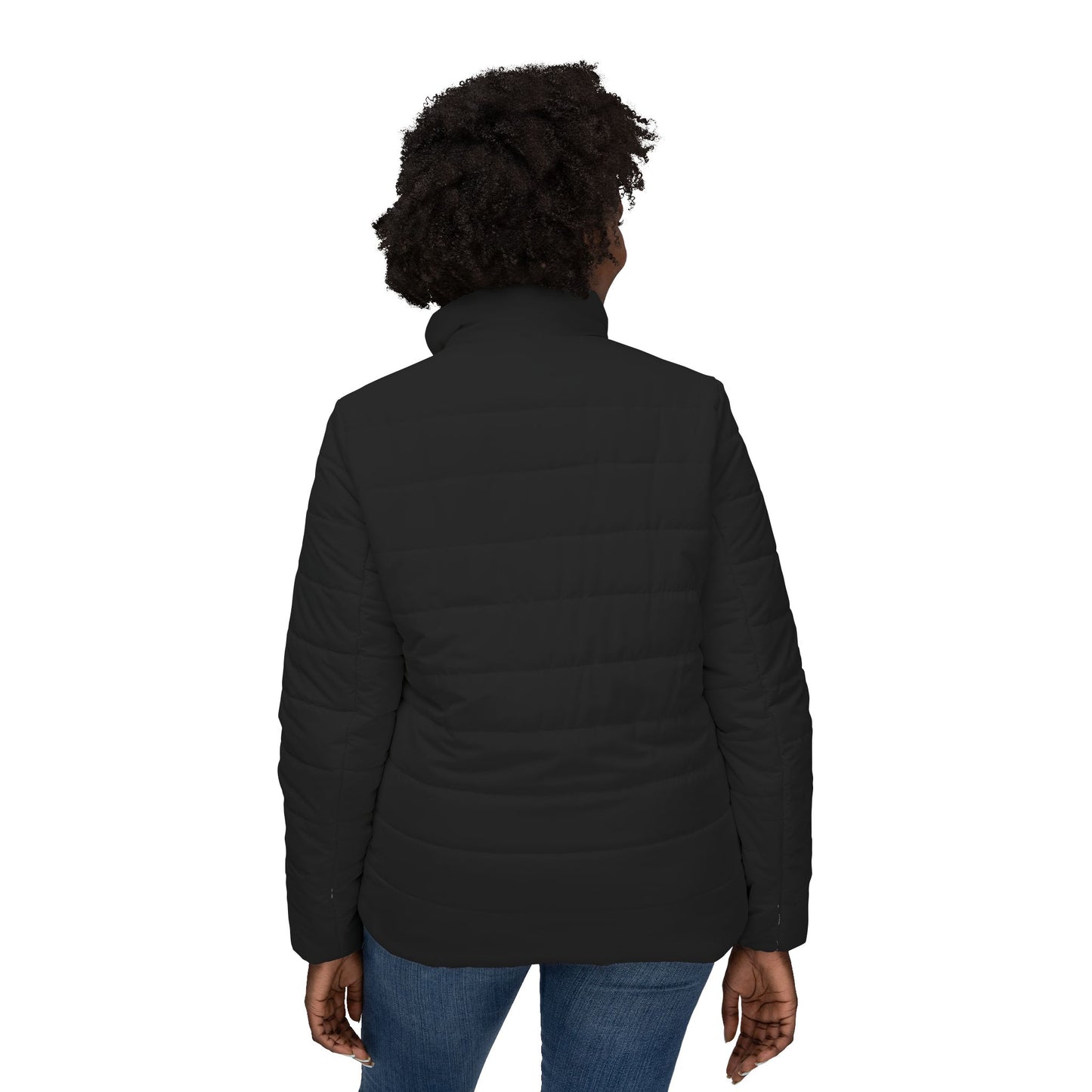Women’s Puffer Jacket (AOP) - Aries