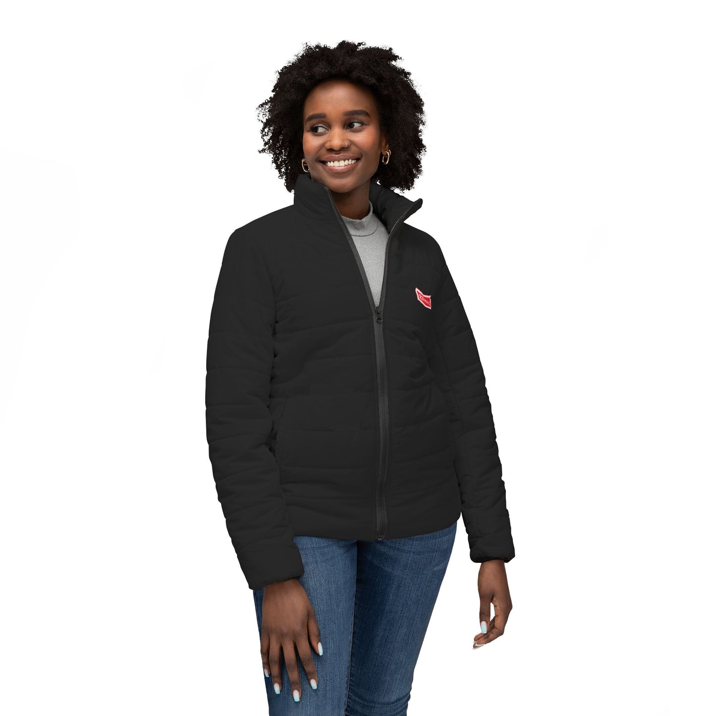 Women’s Puffer Jacket (AOP) - Klements