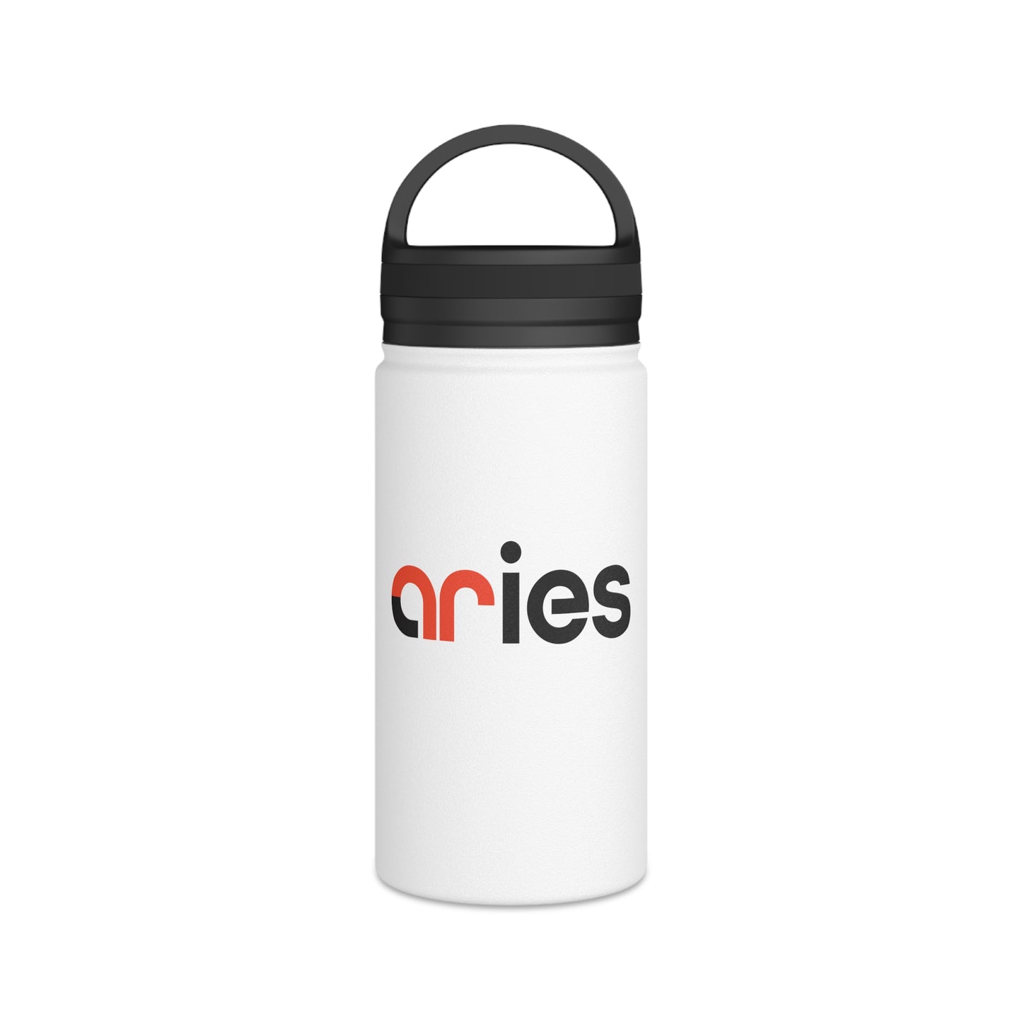 Stainless Steel Water Bottle, Handle Lid - Aries