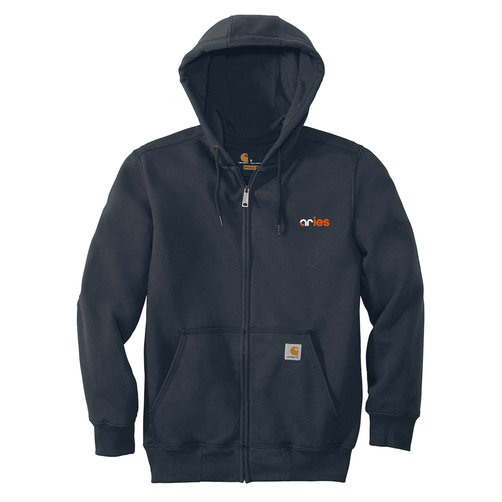 Carhartt® Rain Defender® Paxton Heavyweight Hooded Zip-Front Sweatshirt - Aries