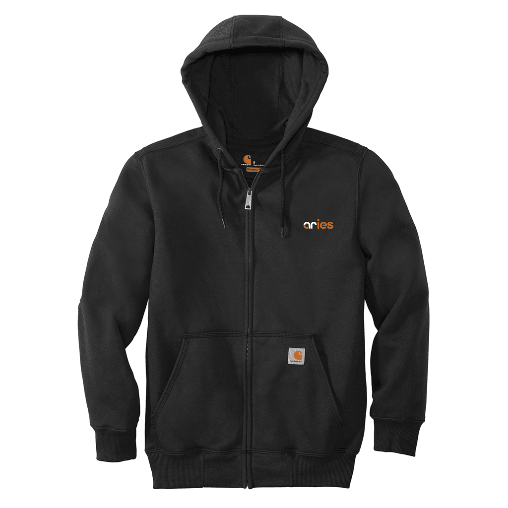 Carhartt® Rain Defender® Paxton Heavyweight Hooded Zip-Front Sweatshirt - Aries