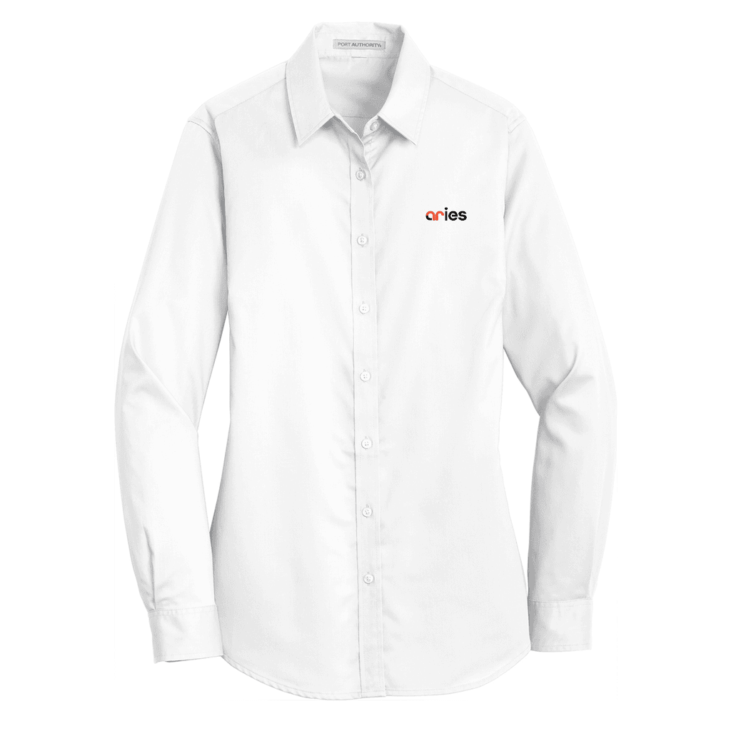 Port Authority® Women's SuperPro™ Twill Shirt - Aries
