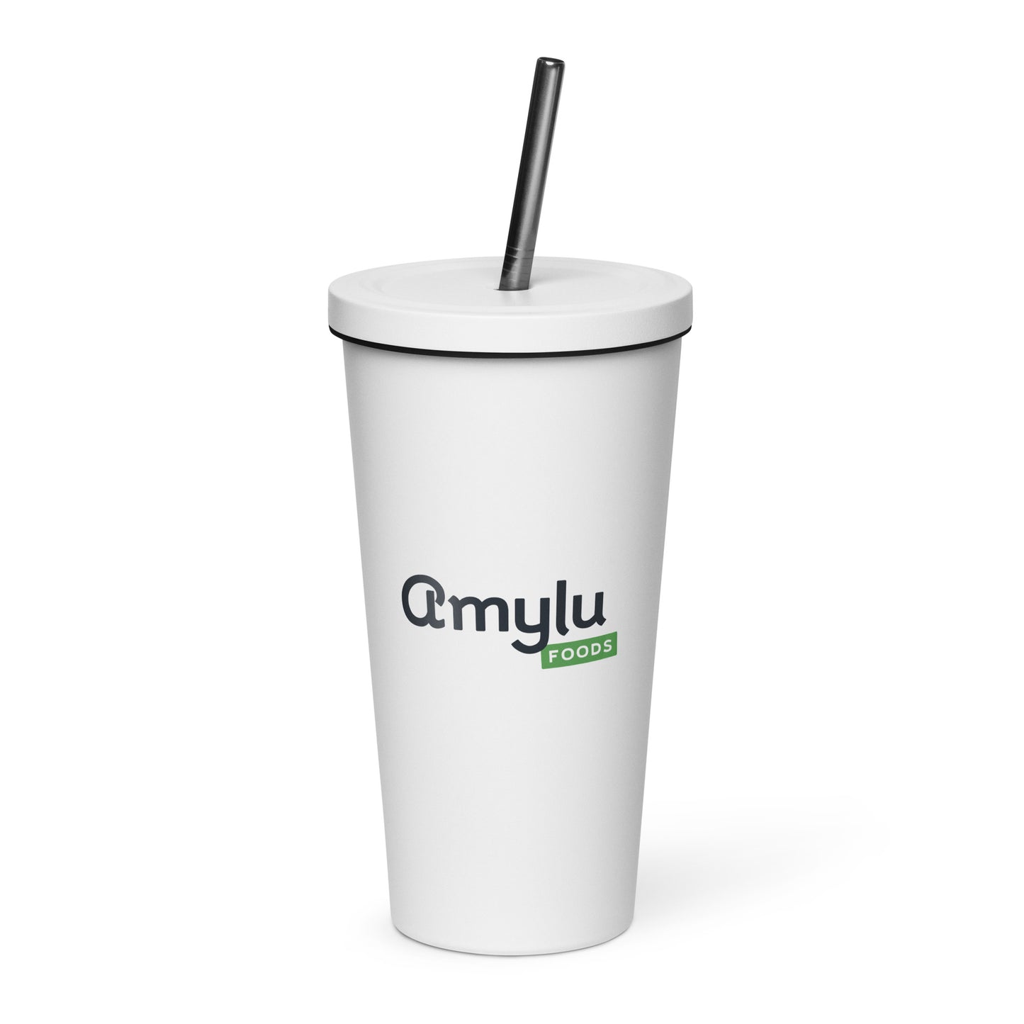 Insulated Tumbler With Straw