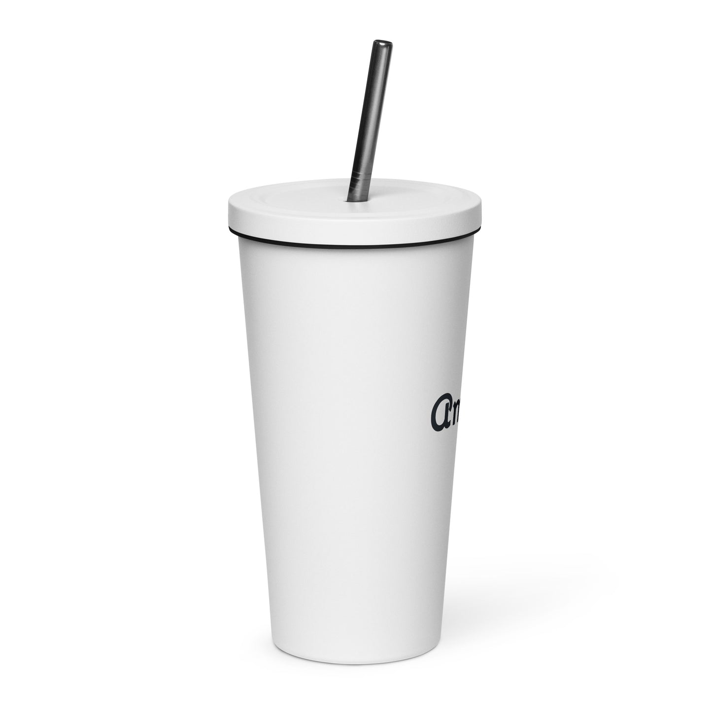 Insulated Tumbler With Straw